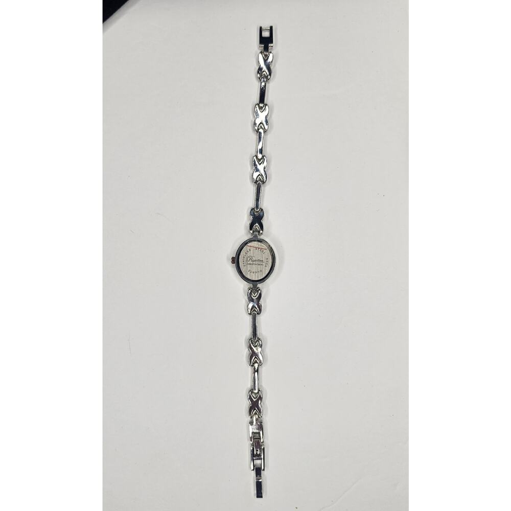 Vintage ROYALTON Rhinestone Gold Silver Women's WATCH New Gift As Is Rare NOS - Picture 6 of 10